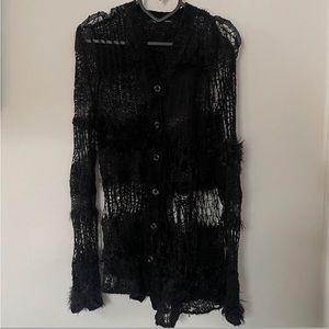 Hysteric glamour spider knit mohair cardigan